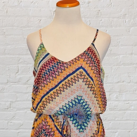 Boho Maxi Dress Size Medium - Picture 3 of 7